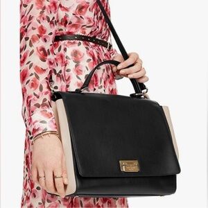 Kate Spade Magnolia Park Laurel Crossbody With Flap Top Handle Color Block